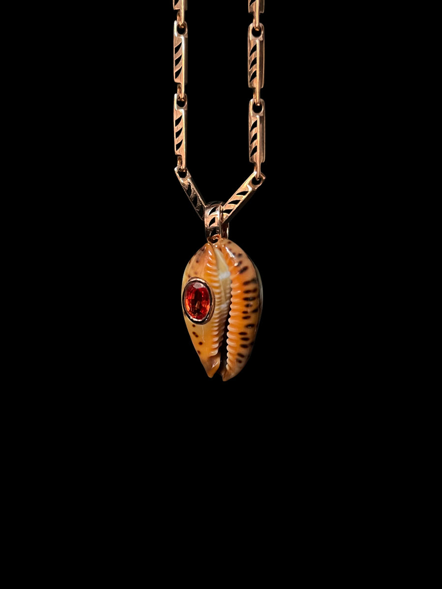 Natural Cowry Oval Orange Sapphire Petite – Dezso Sara Beltran