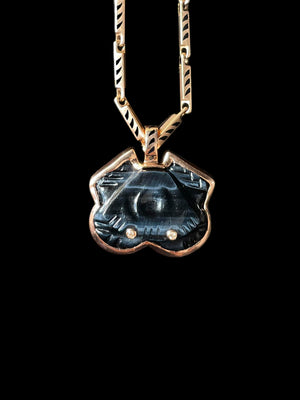 Blue Tiger Eye Crab with Diamond Eyes