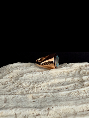Cushion Cut Aquamarine Ring