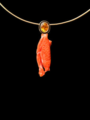 Classic Coral fish With Orange Sapphire