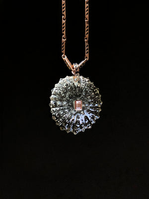 Carved Urchin with Diamond