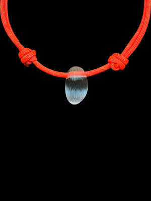 Crystal Quartz Grande Tulum Coquito Bead Surf Cord Necklace