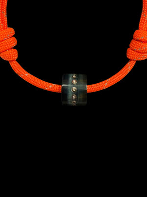 Blue Tiger Eye Diamond Bead on Neon Cord Anklet