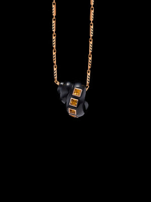 Onyx Turbo Shell with Citrine