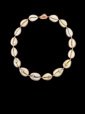 Cowry Sapphire Necklace