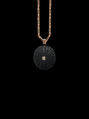 Carved Urchin with Diamond