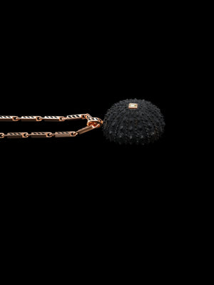 Carved Urchin with Diamond