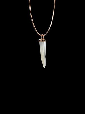 Classic Carved Mother of Pearl Tusk