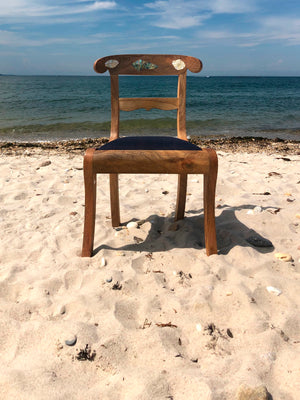 Dezso Inlay Shells Wood Chair