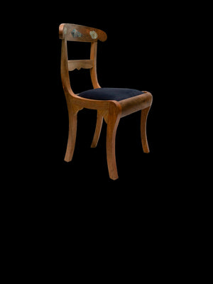Dezso Inlay Shells Wood Chair