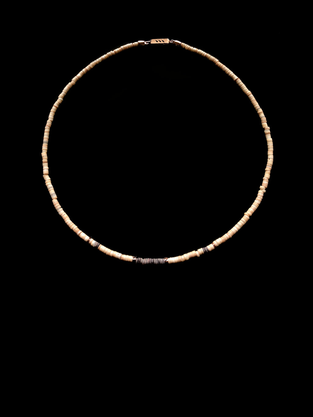 Champagne and Coco Shell Puka 3.5 mm